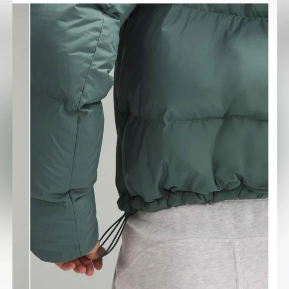 NWT Wunder Puff Cropped Jacket / Medium Forect - Picture 6 of 8